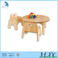 Shipping directly screen printing cheap wooden furniture kids table and chairs